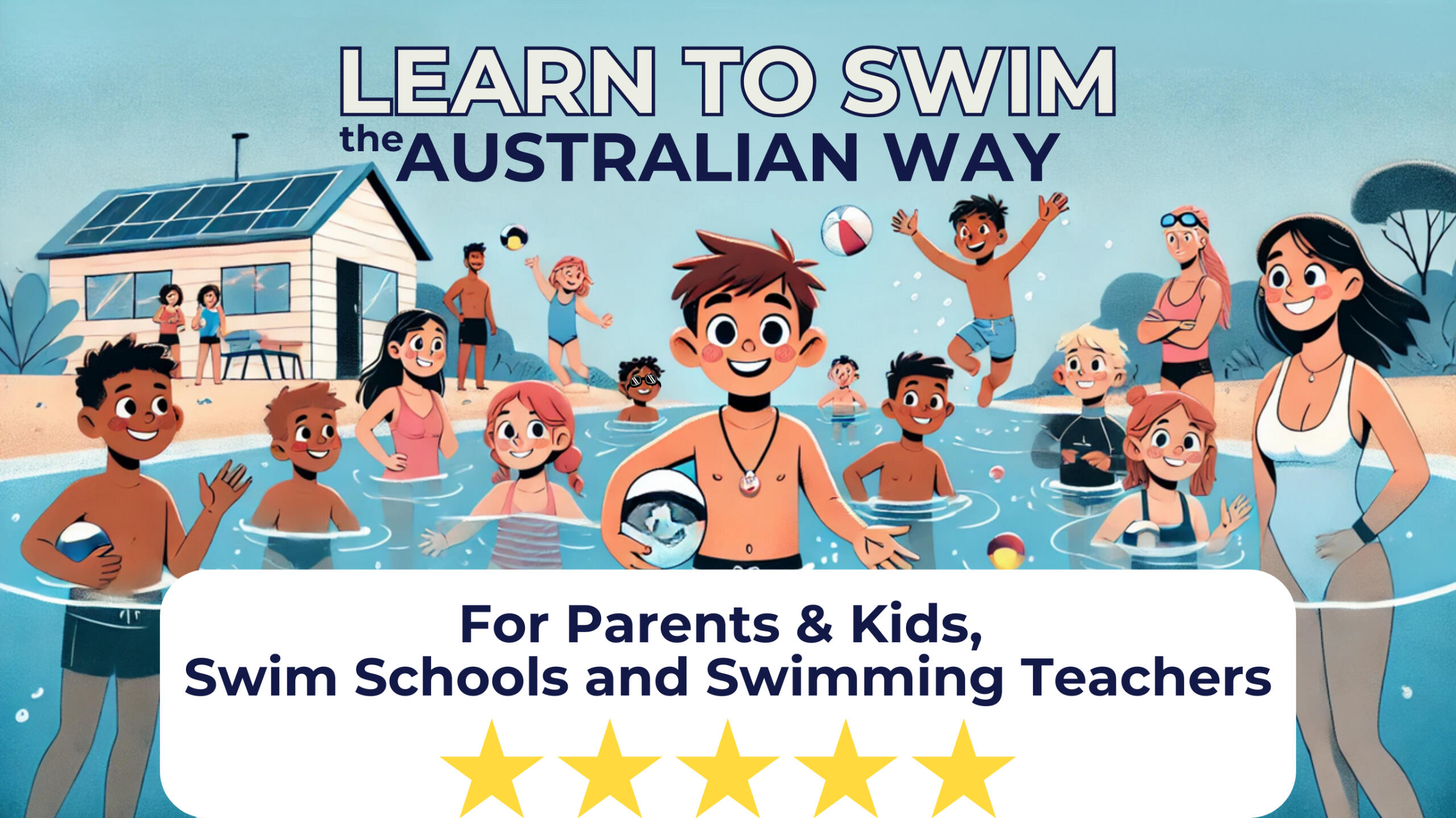 Learn to swim books for children