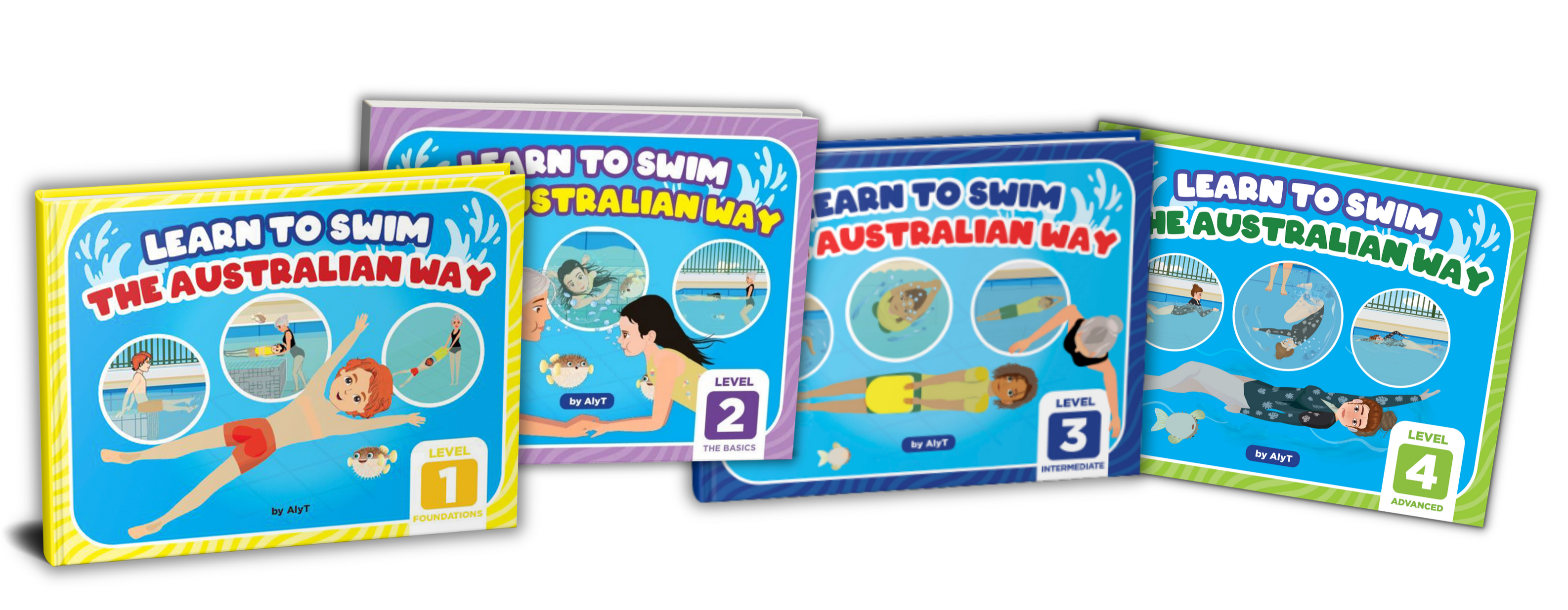 Learn to swim the Australian Way series for swimmers Childrens learn to swim books