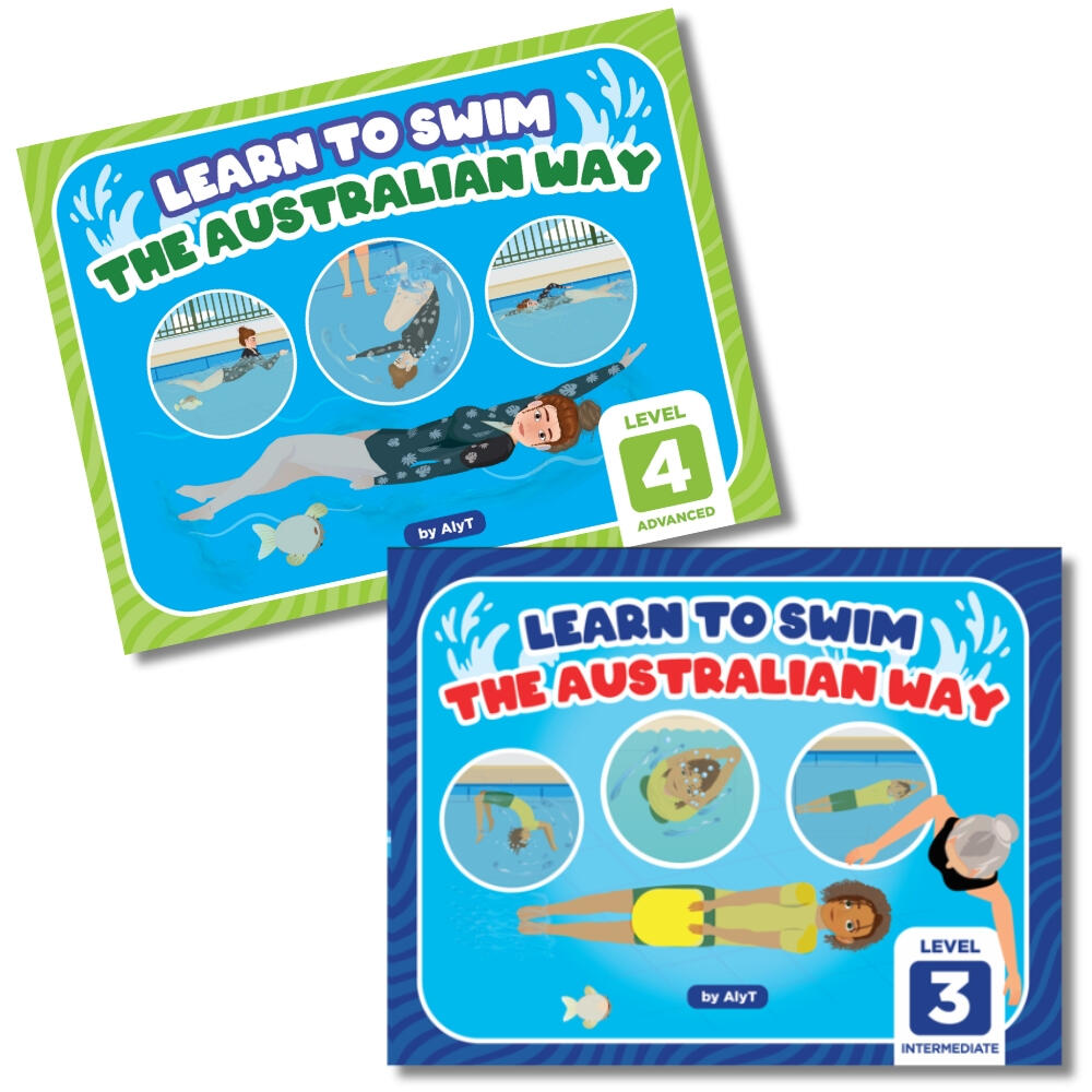 Level 3 and 4 Learn To Swim Books For Kids Swim lesson books for kids